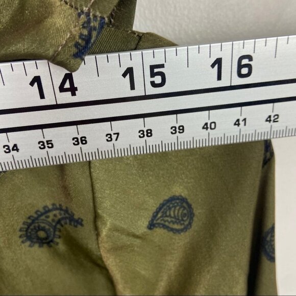 NWT Show Me Your Mumu‎ Olive Green Ruffle Long Sleeve Dress Size Small New Tags - Picture 10 of 11